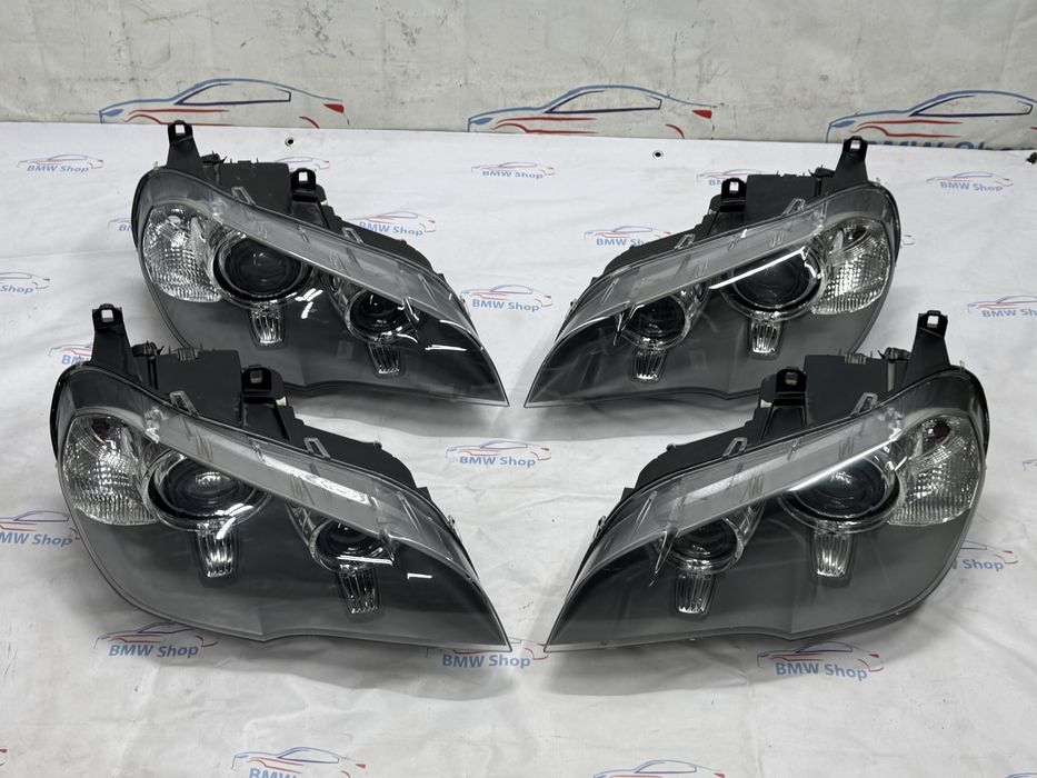 Передние фары BMW X5 E70 Рестайлинг Адаптив Ксенон с блоками Х5 Е70