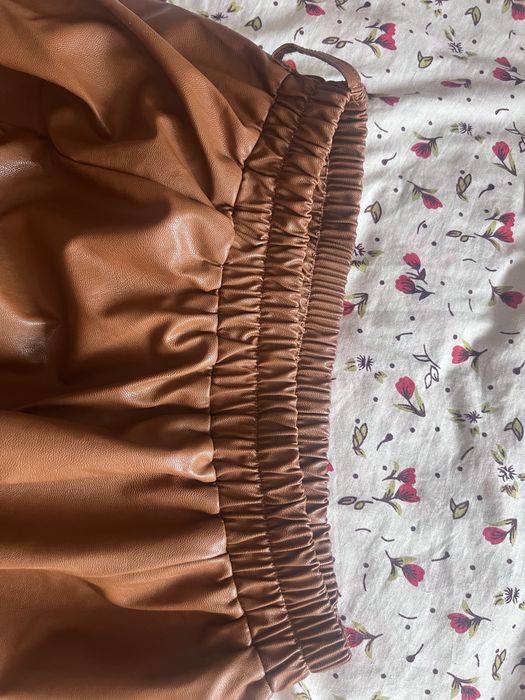 Юпка кожаная, эко кожа