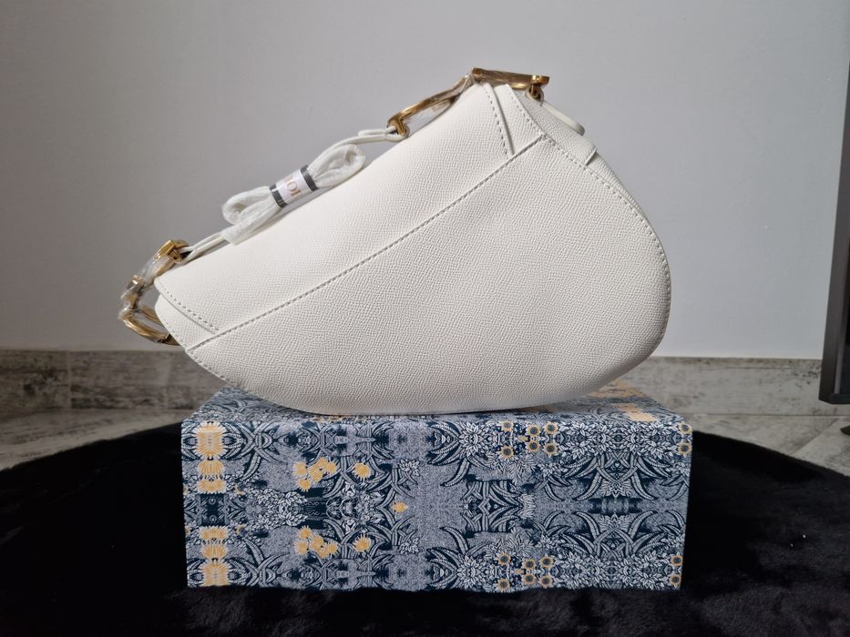 Dior Saddle Bag, alb