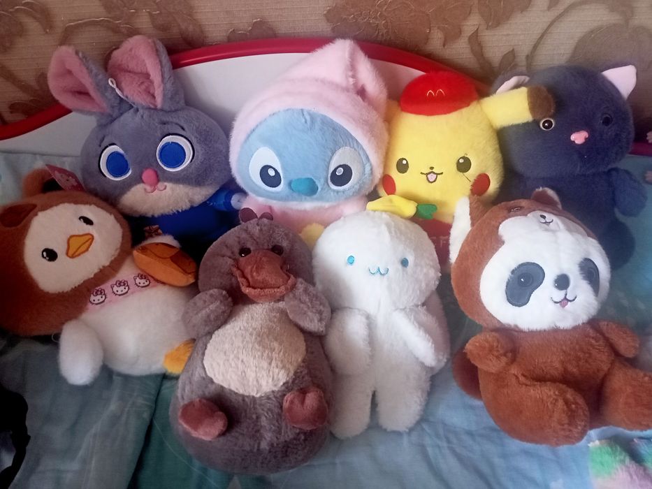 Мягкие игрушки..