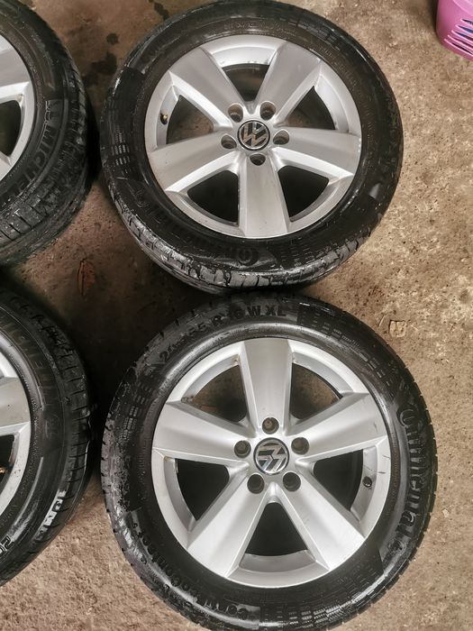 Jante R16 Originale VW 5x112 cu cauciucuri de vară
