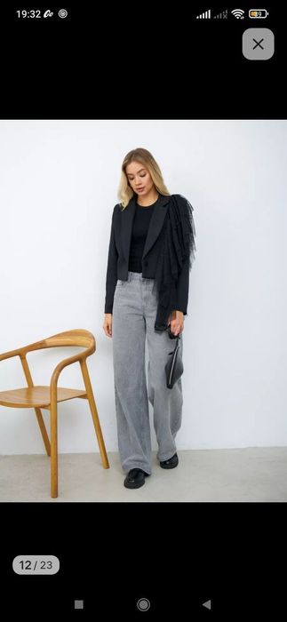 Пиджак укороченный