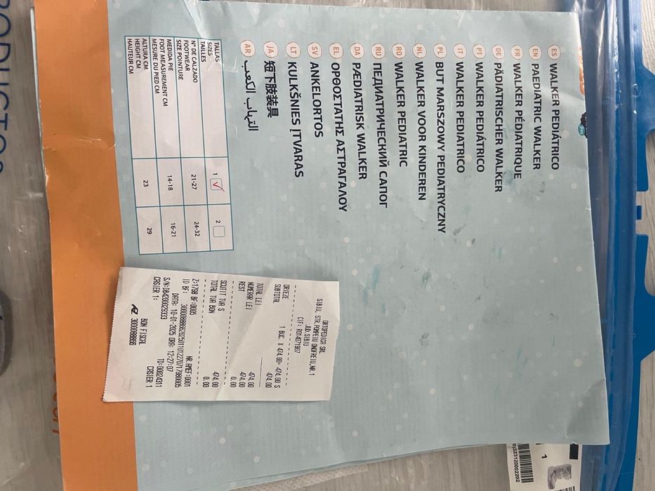 Orteza pediatrica