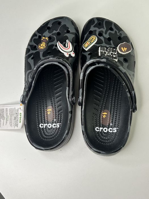 Crocs x BAPE, тапочки