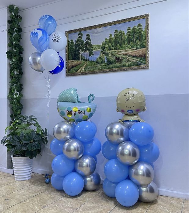 Шарики воздушные шары оформление входа