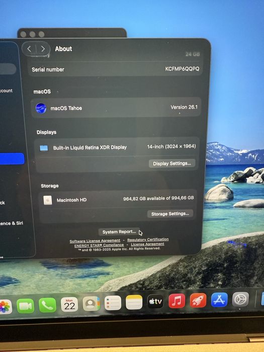 Macbook Pro 14" M4 Pro чип с 14 CPU/ 20 GPU 24GB / 1TB ЦЕНА: 3999 лв.