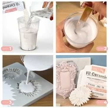 FIL CERAMIC – Висококачествена бяла керамична смес 3 кг