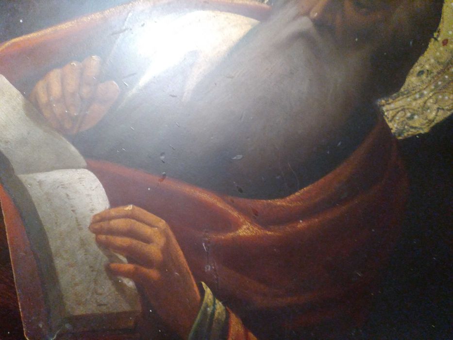 Старинная икона Иоанн Богослов .
