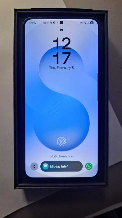 Samsung Galaxy S25+ 12GB RAM, 256GB, 5G, Icy Blue - NOU - neutilizat