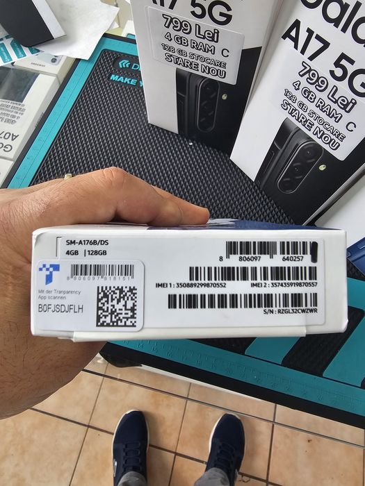 Galaxy A17 5G, 4/128 GB, Sigilat, Garanție