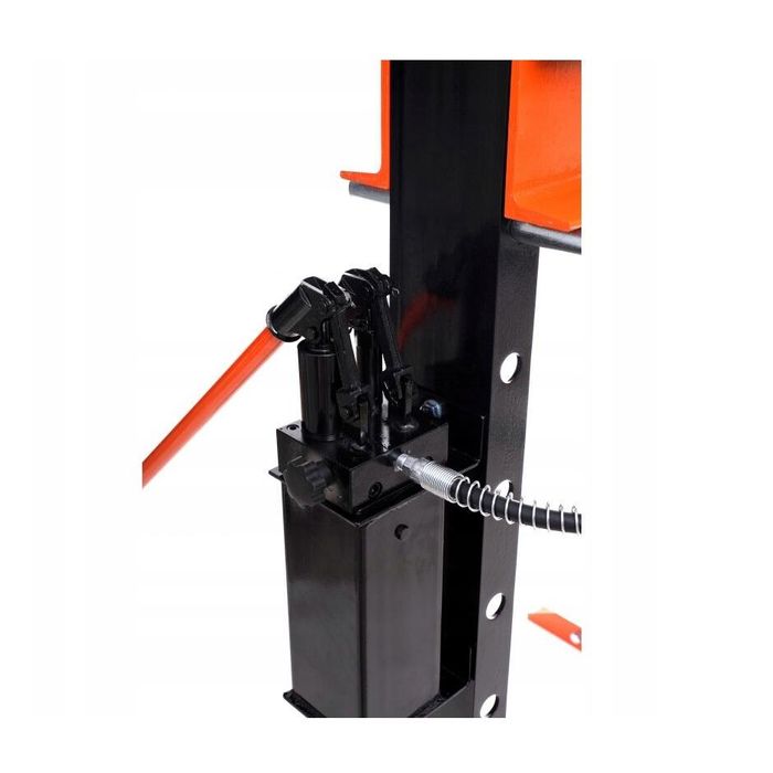 Presa hidraulica pneumatica, capacitate 20 tone, cu piston glisant si