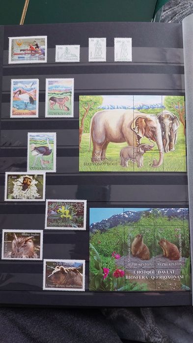 Коллекция почтовых марок Узбекистана ¹⁹92 - ²⁰16 года