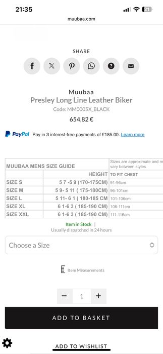 Geaca de piele Muubaa