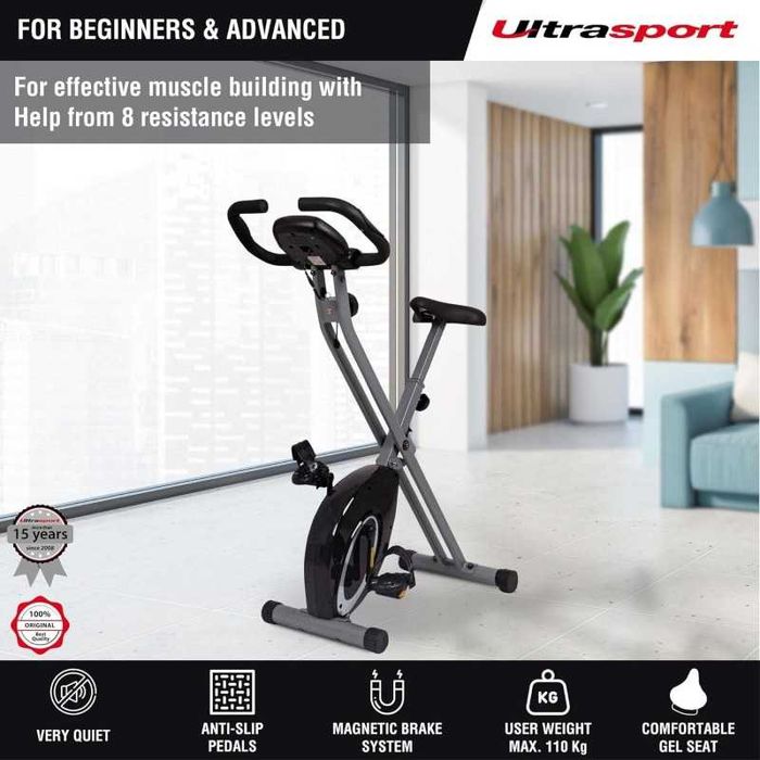 Велоергометър Ultrasport F-Bike 100 кг