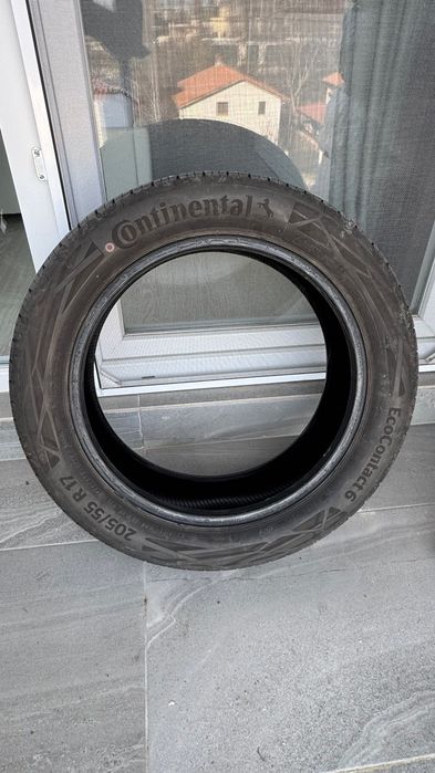 4 anvelope (cauciucuri) Continental EcoContact 6 205/55 R17 – stare foarte bună