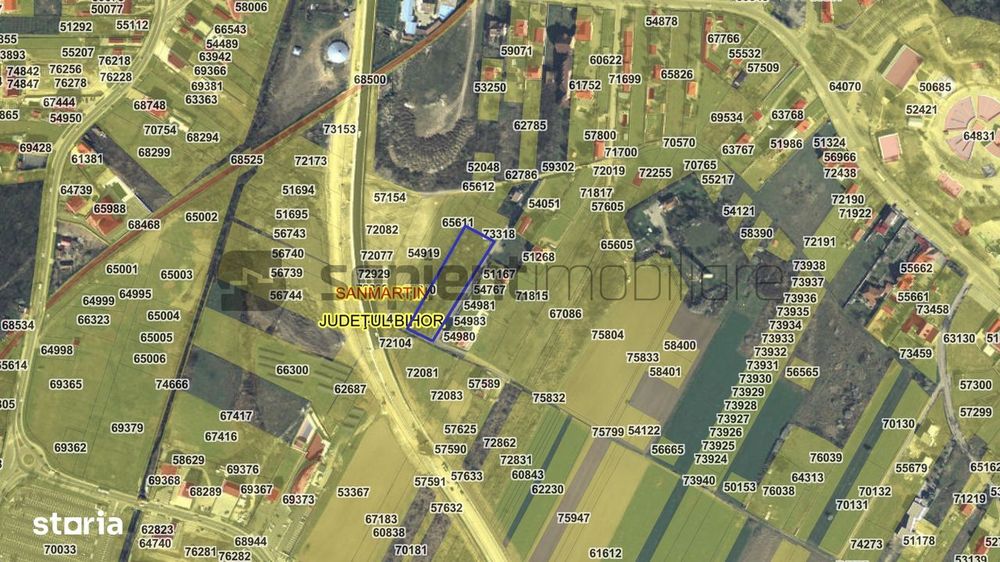 De vânzare teren intravilan, 4,152 mp, Sânmartin