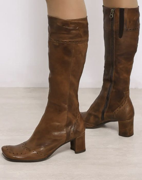 Сапоги натуральная кожа