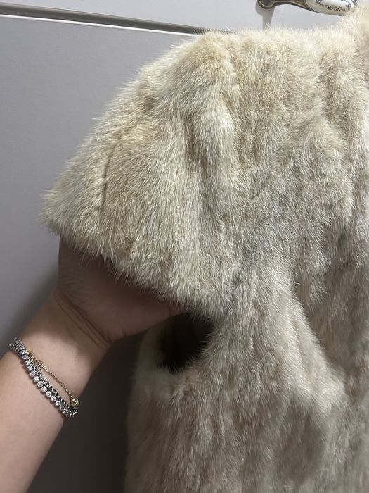Haina  blana naturala  nurca M/L