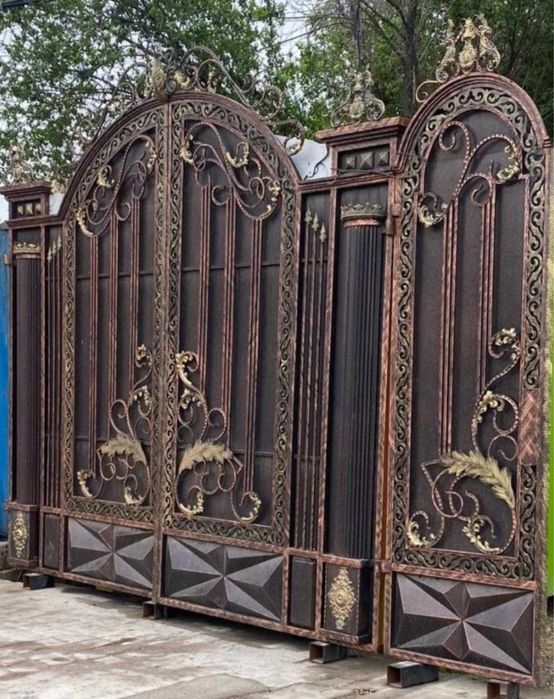 Покраска ворот