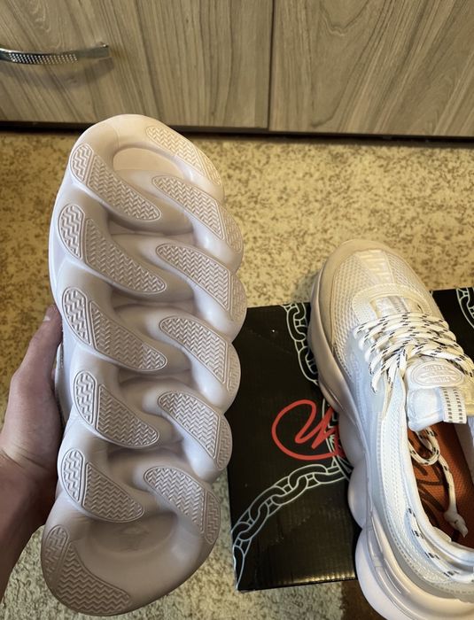 #NOU# Versace Chain Reaction White - Livrare cu Verificare Colet