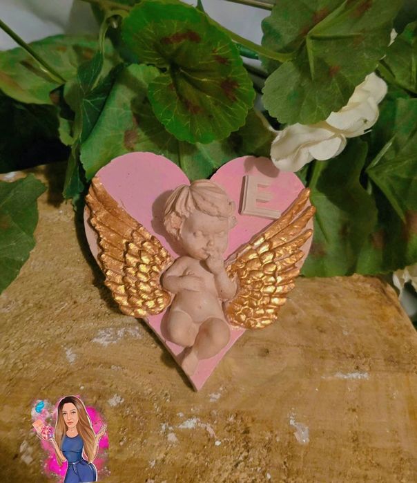 ~°Подаръци за гости -"Ангел"- изработка на гипсов сувенир или сапун°~