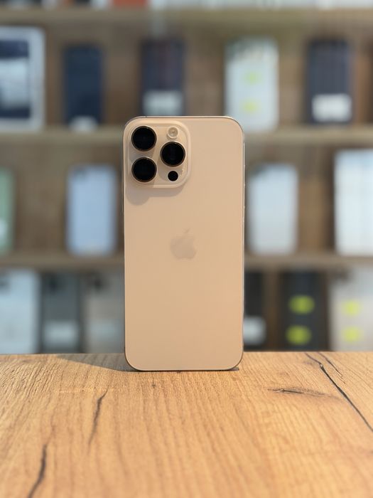 iPhone 16 Pro Max 256Gb Desert/Baterie91%/Garantie 12 LUNI @atsgsm.ro