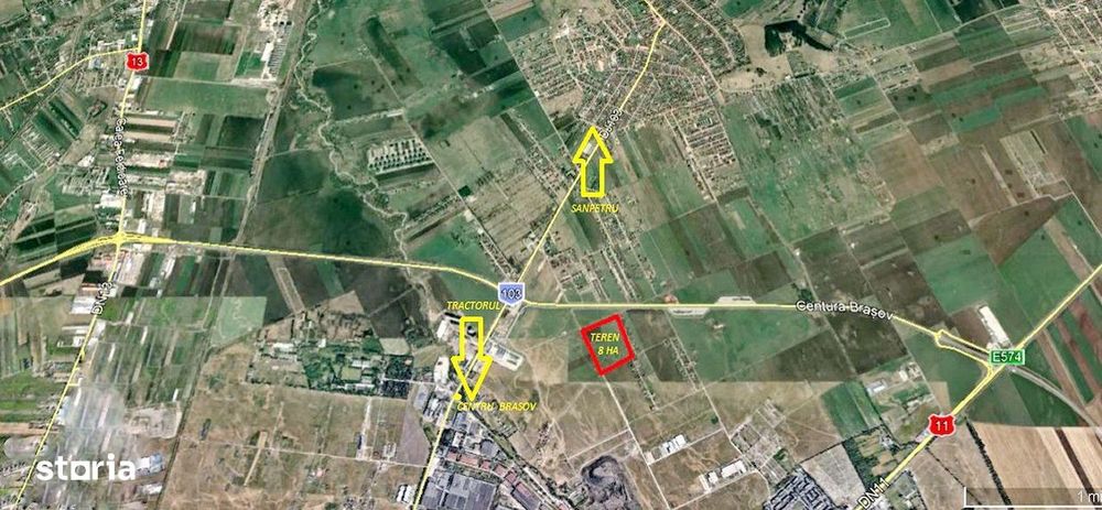 Teren intravilan str Narciselor bulevardul Brasov Sanpetru