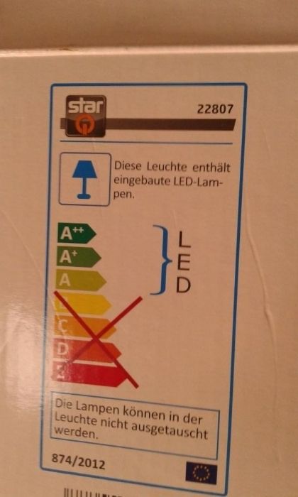 Сензорна лампа - LED прожектор - нов, немски!