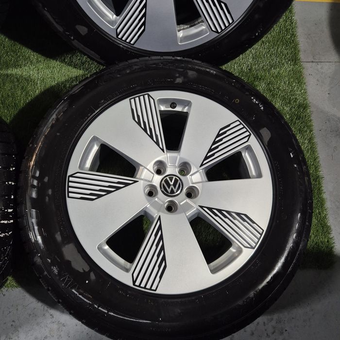 Jante impecabile R 19 5x112 vw Touareg cu 255 55 19 dot 2024 m+s