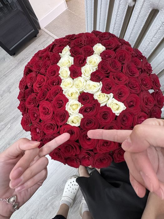 цветы 101 роза 35 000