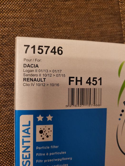 Filtru, aer habitaclu(polen) VALEO 715746, Dacia, Renault