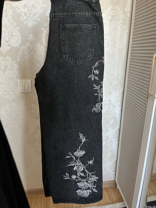 Джинсы черные S baggy