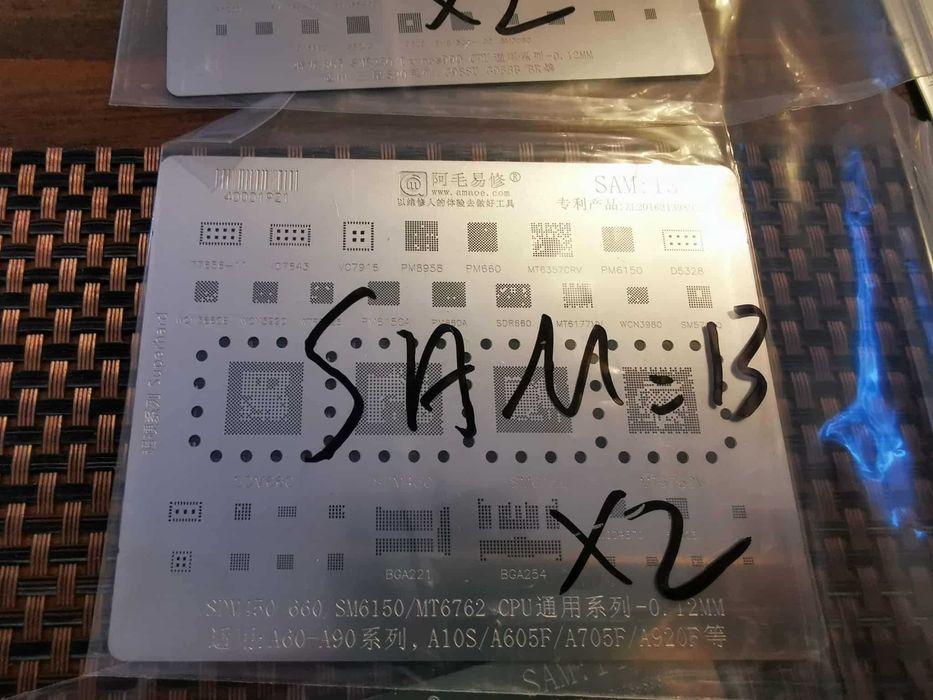 Set 34 site BGA reballing cip Samsung S24 S23 S22 S21 S20 S10 FOLD A14