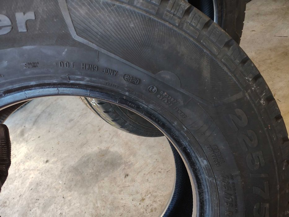 4бр.летни гуми CONTINENTAL 225 75 16 CP DOT20 цена за брой