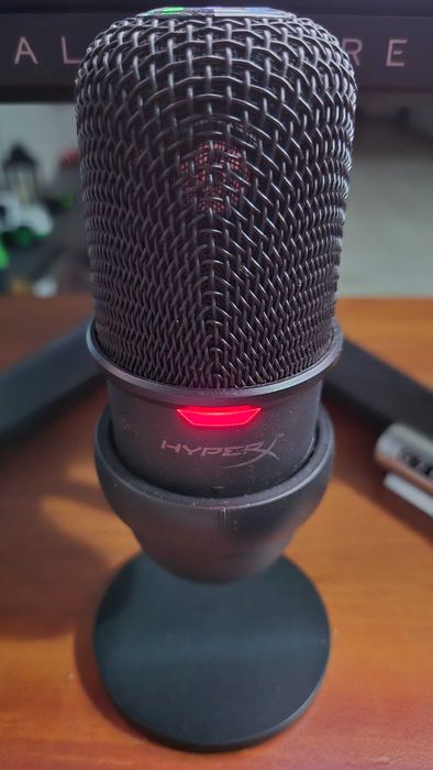 Microfon HyperX SoloCast, cardioid, USB, Negru