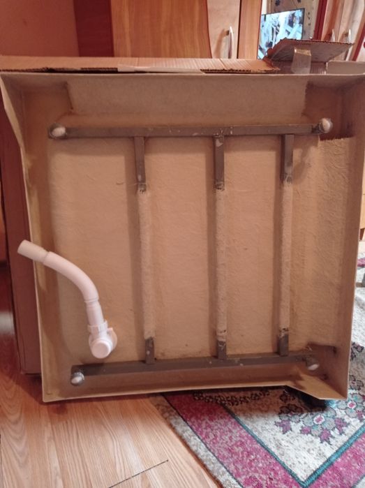 Cada dus,90/90,fibra de sticla,alba