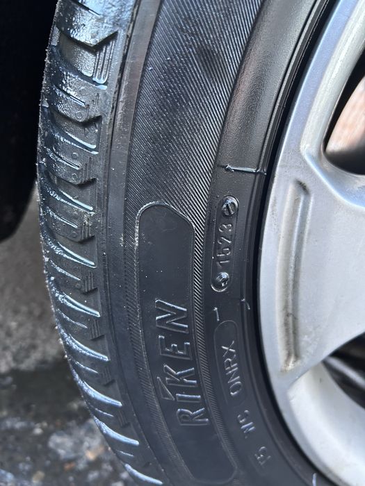 Jante VW R16 cu anvelope mixte dot 2023 205/55R16