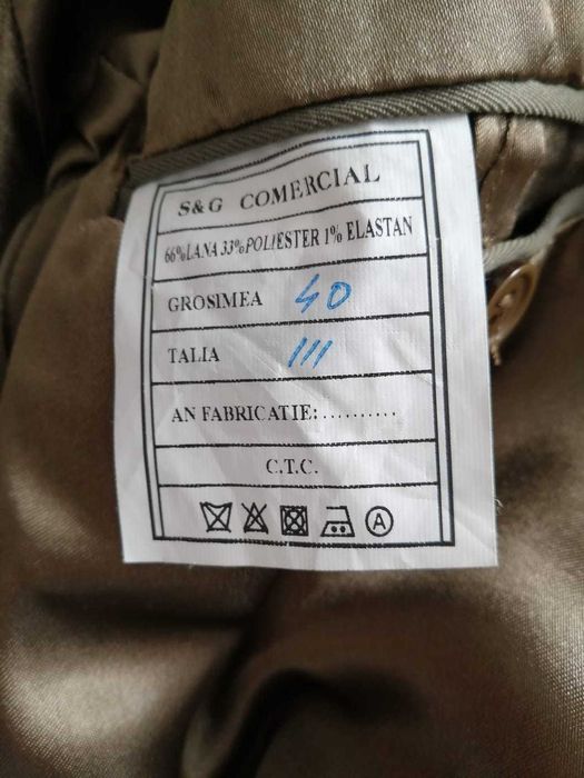 Costum uniforma militara armata bărbați camgarn(veston+2pantaloni)
