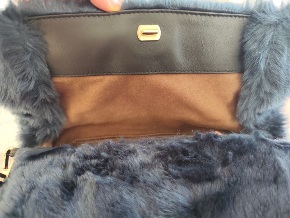 Дамкса чанта Furla Navy