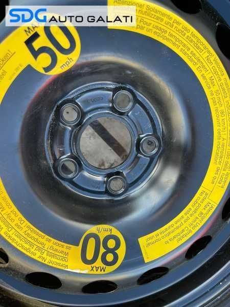 Roata Janta Tabla Rezerva cu Cauciuc Anvelopa Noua Continental 205 55 16 R16 VW Golf 4 1998 - 2006 Cod sdgb30 1J0601027R 1J0601027T