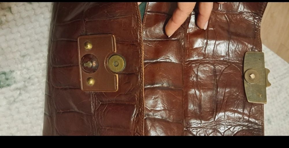Geantă damă Mazzini Firenze din piele naturală, Made in Italy