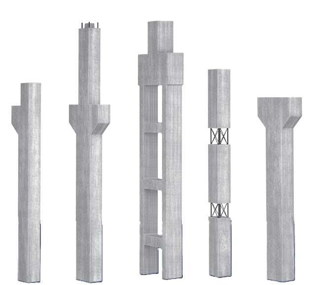 Товарный бетон, Балки, Колонны, Лотки, Бордюры, Ригели, Фундаменты