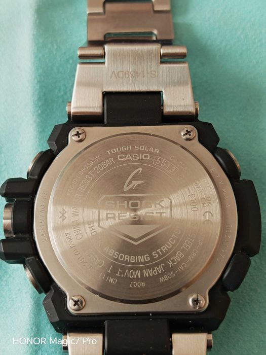 Casio G-shock GST-B100D-1AER - Гаранция