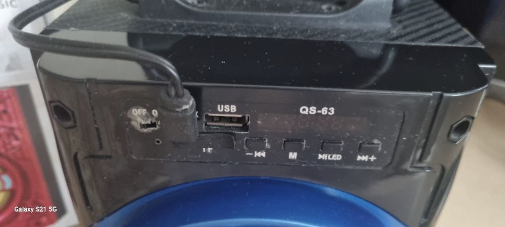 Bluetooth колонка + FM радио + USB  мощная