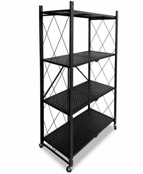 стеллаж отличается актуальным минималистичным дизай