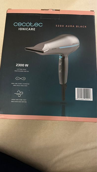 Uscator par Cecotec Ionicare 5200 Aura Black nou sigilat