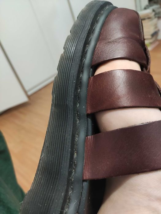 Sandale Piele Naturală Dr. Martens, Mărimea 41, Stare Foarte Bună