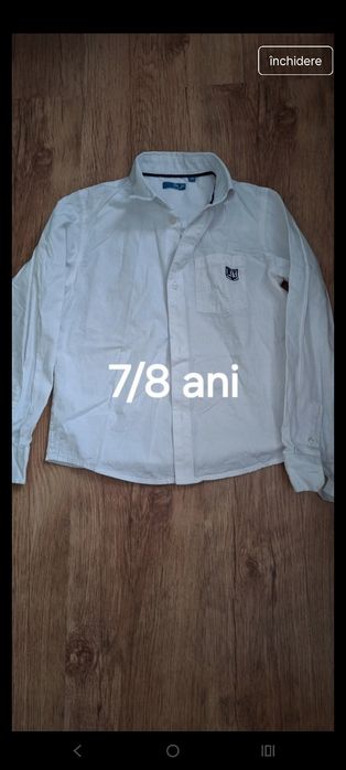 Cămăși băieți în stare impecabilă