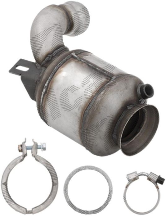 Catalizator Mercedes Clasa C (W203) 2003-2007, Clasa C Coupe (CL203) 2004-2008, Clasa C T-Model (S203) 2004-2007, C 220 CDI, Norma gaze: Euro 4 (D4), OE A2034902336, EEC