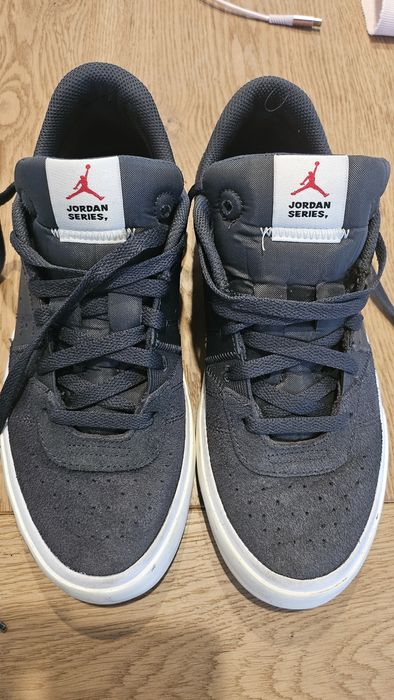 Sneakers Jordan, bleumarin, piele naturala, marimea 40